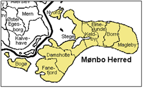 Mønbo District Map